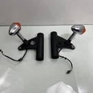 2001-08 Triumph Bonneville Front Right Left Turn Signals Blinkers & Mounts. Fixed Price $150.00.