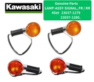 Kawasaki Genuine Oem Front & Rear Turn Signal Lamp 4 Set 23037-1279 23037-1280. Fixed Price $250.00.
