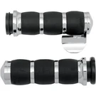 Avon AIR-93-BOSS Chrome 3-RING Velvet Hand Grips Throttle For Cable Op. Fixed Price $91.95.