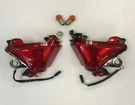 04-05 ZX10R Red Front Turn Signals Lights 2004 2005 CTS-0033-R. Fixed Price $68.95.