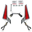 Custom Dynamics Led Light Panels Chrome/red Cd-fascia-bcmcr. Fixed Price $199.95.