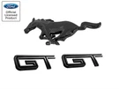 2005-2009 Ford Mustang Black Running Horse Front Grille & Gt Fender Emblems. Fixed Price $52.95.