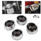 Chrome Turn Signal Light Lens Cover Bezels Visor For Harley Sportster Xl Fat Boy. Fixed Price $27.12.
