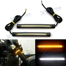 Dual Color W/a Fork Led Front Rear Turn Signal Light Drl Strip Suzuki Yamaha. Fixed Price $8.98.
