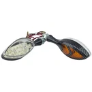 Led Stalk Turn Signal Clear Carbon Universal Light Motorcycle Blinker Touring. Fixed Price $24.99.