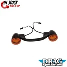 Drag Specialties Black Bullet Style Rear Turn Signal Kit 91-21 Touring 2020-1721. Fixed Price $272.80.