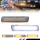 Clear Switchback Led Drl Bumper Signal Lights For 91-97 Toyota Land Cruiser FJ80. Fixed Price $79.99.