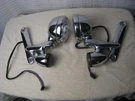 Harley Dresser Auxiliary Halogen Driving Passing Lamp Assemblys With Turn Lights. Fixed Price $145.00.