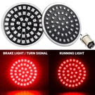 Eagle Lights Black 2 Harley Red Rear Led Turn Signals 1157 Bullet Street Glide. Fixed Price $89.99.