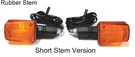 2X Short Rubber Stem Rear Turn Signals For Suzuki DR200SE DR125SE Plug Terminals. Fixed Price $32.99.