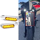 2X Handlebar Led Turn Signal Mini Marker Lights Chrome For Yamaha MT03 MT09 MT10. Fixed Price $60.99.