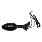Emgo 20-25163 Right Side Ducati Carbon Fiber Mirror W Turn Signal. Fixed Price $12.10.