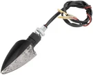 Bikemaster Led Spear Turn Signals Black 2-1/2"X1-7/16"X1-5/8" Pair 266231. Fixed Price $38.99.