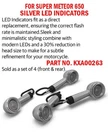 "silver Led Indicators" Fit For Royal Enfield Super Meteor 650. Fixed Price $103.39.