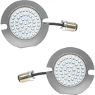 Flat Switchback Turn Signal Insert White/amber, 1157, Front LLC-FLI-7WAS. Fixed Price $61.73.