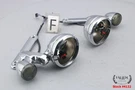 2010 Harley Electra Glide Cvo Front Fog Light Turn Signal + Mounts Chrome #4132. Fixed Price $194.44.