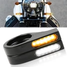 Rich Choices Motorcycle Led Turn Signal Light Indicators 40MM Front BLACK#2. Fixed Price $50.28.
