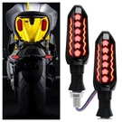 Carleef 2PCS Motorcycle Turn Signals Led,cool 4.33X1.42X1.2 Inch, Red-amber. Fixed Price $10.39.