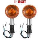 Fit Yamaha V-star 250 650 950 1300 2-20 Turn Signal Indicator Amber Light Chrome. Fixed Price $161.41.