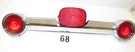 Mint Genuine Harley 74-22 Touring Chrome Turn Signal Lightbar 13" & Brake. Fixed Price $70.00.
