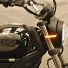 New Rage Cycles Compatible With Ducati Scrambler Desert Sled Front Turn Signals. Fixed Price $144.95.