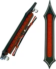 Ac Night Tribal Slotted Red Led Bag Lights Harley Road King Custom 04-07. Fixed Price $204.59.