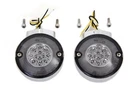 Chrome Led Turn Signal Set Front For Harley-davidson. Fixed Price $151.99.