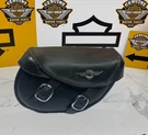 Oem Harley Fat Boy Softail Leather Right Saddlebag Black Vintage. Fixed Price $169.95.