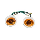 Mini Cateye Turn Signal Amber Universal Motorcycle Atv Flush Mount Marker. Fixed Price $17.74.