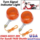 Rear Turn Signal Assembly Chrome 35603-02231-999 For Suzuki FA50 Shuttle 1981-91. Fixed Price $24.99.