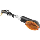 Bikemaster Mini Stalk Oval Turn Signals Black/amber 122-9850. Fixed Price $18.53.