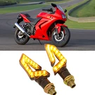 Led Turn Signals Blinker Lights For Kawasaki Ninja 650R 300 250R ZX6 ZX-6. Fixed Price $15.39.