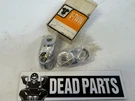 Harley Chrome 39MM Front Fork Turn Signal Relocation Mounts V-twin 31-0230. Fixed Price $27.50.