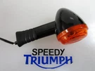 Triumph Bonneville T120 T100 Thruxton Street Cup Black Indicator Front Left. Fixed Price $43.96.
