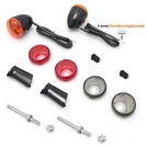 Gloss Black Rear Turn Signal Lights For Harley Sportster XL883 XL1200 1992-UP. Fixed Price $50.84.