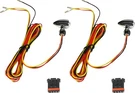 Custom Dynamics Universal Micro Bullet V2 Led Rear Turn Signals Chrome Amber/red. Fixed Price $69.95.