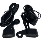 Drag Specialties Marker Lights Matte Black Amber Lens '04-'13 Xl 2040-3058. Fixed Price $173.63.