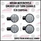 Indian Oem 2018-2024 Scout Bobber/rogue Smoked Led Turn Signals P/n 2889346. Fixed Price $229.99.