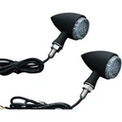 Kuryakyn 2509 Black Multi Function Red Rear Led Torpedo Lights Turn Signals. Fixed Price $158.99.