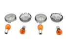 Turn Signal Dome Style Lens Kit Smoked For Harley-davidson. Fixed Price $55.99.