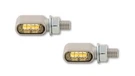 Highsider Cnc Led Turn Signal/position Light Little Bronx, Silver, Tinted, E-tested. Fixed Price $115.97.
