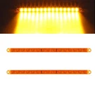 Partsam 2PCS 12" Amber Turn Signal Light Bar Waterproof Sealed Thin I.... Fixed Price $35.89.