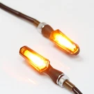 Wizard Cob Led Front Bright Running Turn Signal Light 1 Pair For Motorcycle. Fixed Price $37.38.