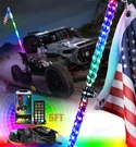 Xprite 5FT Led Spiral Rgb Whip Light Antenna For Utv Atv Polaris Rzr Off-road. Fixed Price $69.98.