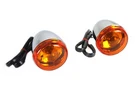 Chrome Torpedo Style Rear Turn Signal Set For Harley-davidson. Fixed Price $84.99.