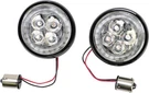 Ciro Fang Inserts For Deuce/bullet Turn Signals 1156 Led Black Red Rear. Fixed Price $152.99.