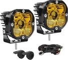 Colight Motorcycle Led Fog Lights 3/4/5" Amber Auxiliary Driving 4WD Suv. Fixed Price $111.59.