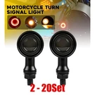 2-20X Motorcycle Black Bullet Turn Signal Indicator Blinker Amber&red Lamp Light. Fixed Price $94.60.