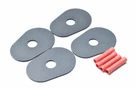 Qty Targa Turn Signal Adapter Plates Kawasaki Ninja Models 07-450BK-L. Fixed Price $24.99.