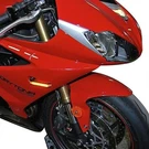 New Rage Cycle Front Turn Signals For Triumph 675-FS. Fixed Price $125.00.